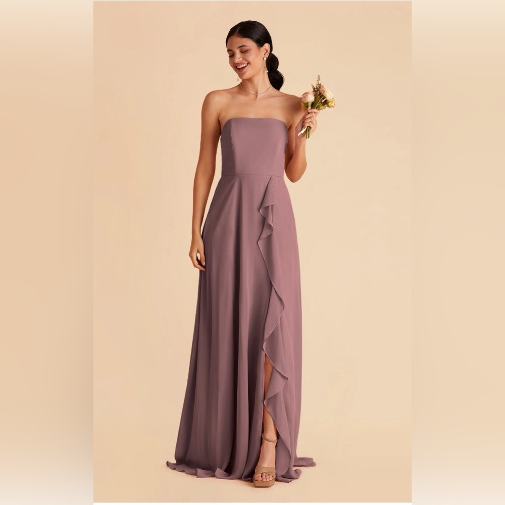 COPY - Birdie Grey Winnie Chifon Dress in Dark Mauve